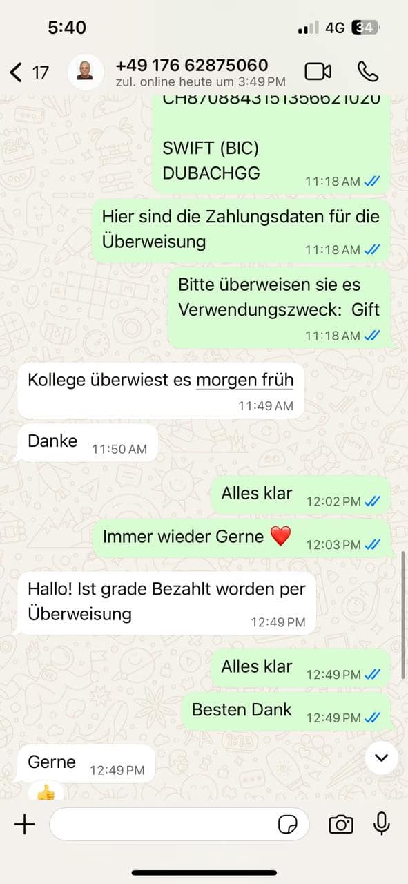 IPTV Subscription – Best Plans in HD, 4K, and Ultra HD with Free Trial 15 Chat mit Kunde über erfolgreich abgeschlossene IPTV-Zahlung